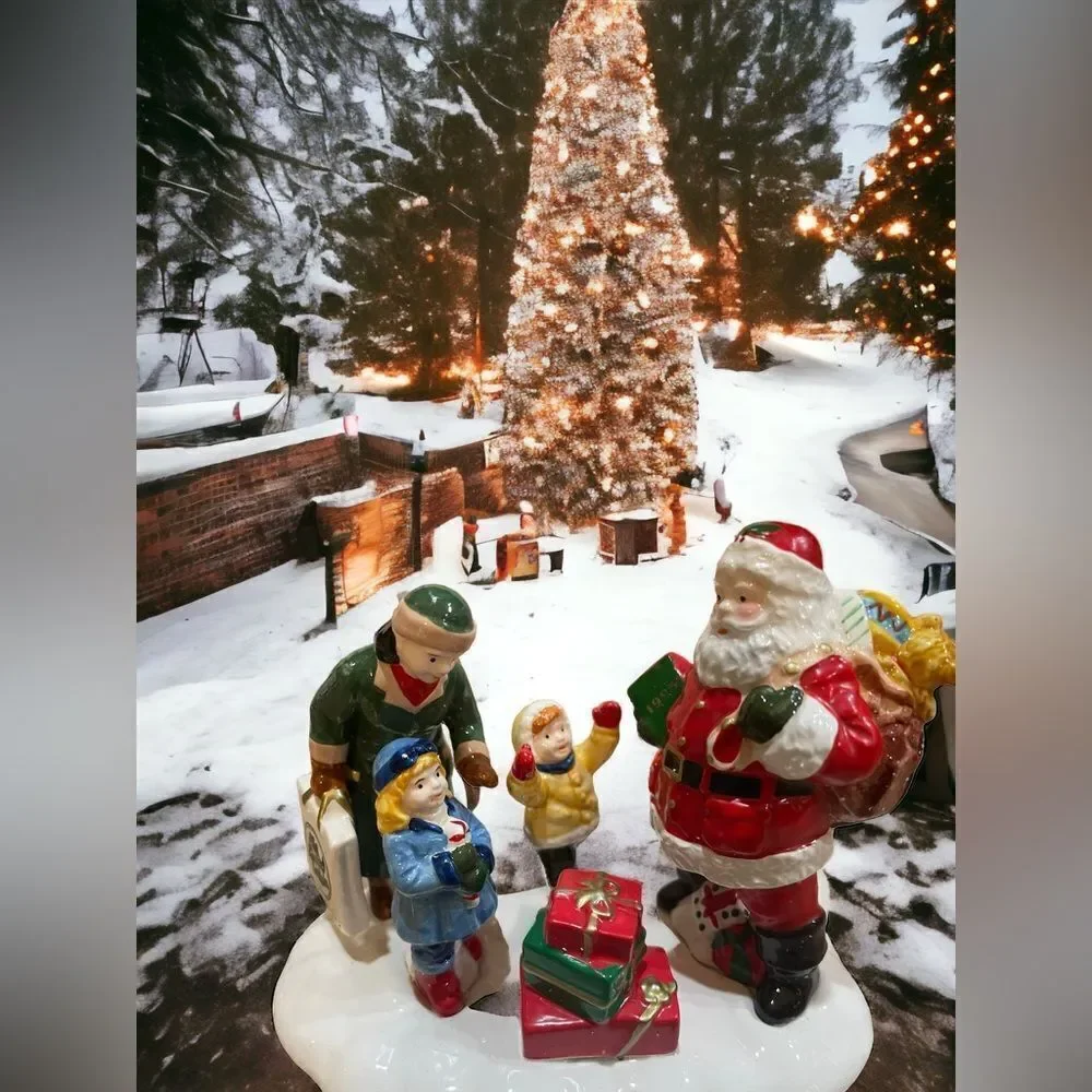 A‎ VISIT WITH SANTA by DEPT 56